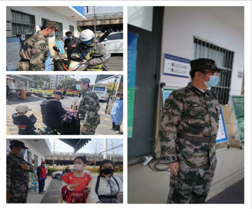 百水家園社區(qū)民兵助力抗疫  彰顯民兵擔當