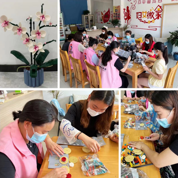 火炬村婦聯(lián)：巧手拼花 樂(lè)享生活